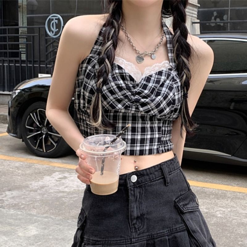 Bộ Áo + Đầm Yếm Thời Trang Mùa Hè Cho Nữ 2021