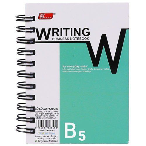 [[Ưu đãi theo dõi ]] Sổ lò xo Notebook B5