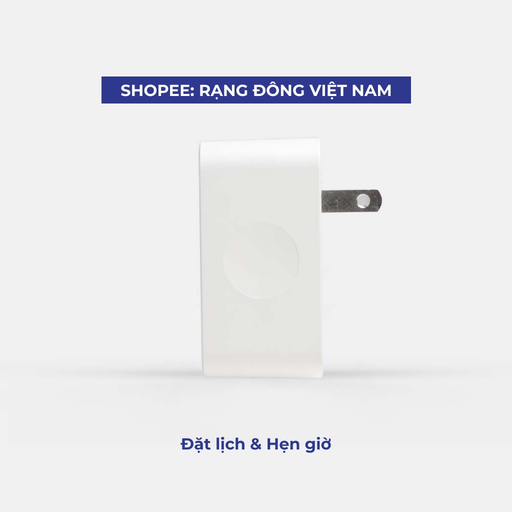 Ổ cắm thông minh Rạng Đông, wifi điều khiển qua internet, Model: OC.01.WF 16A