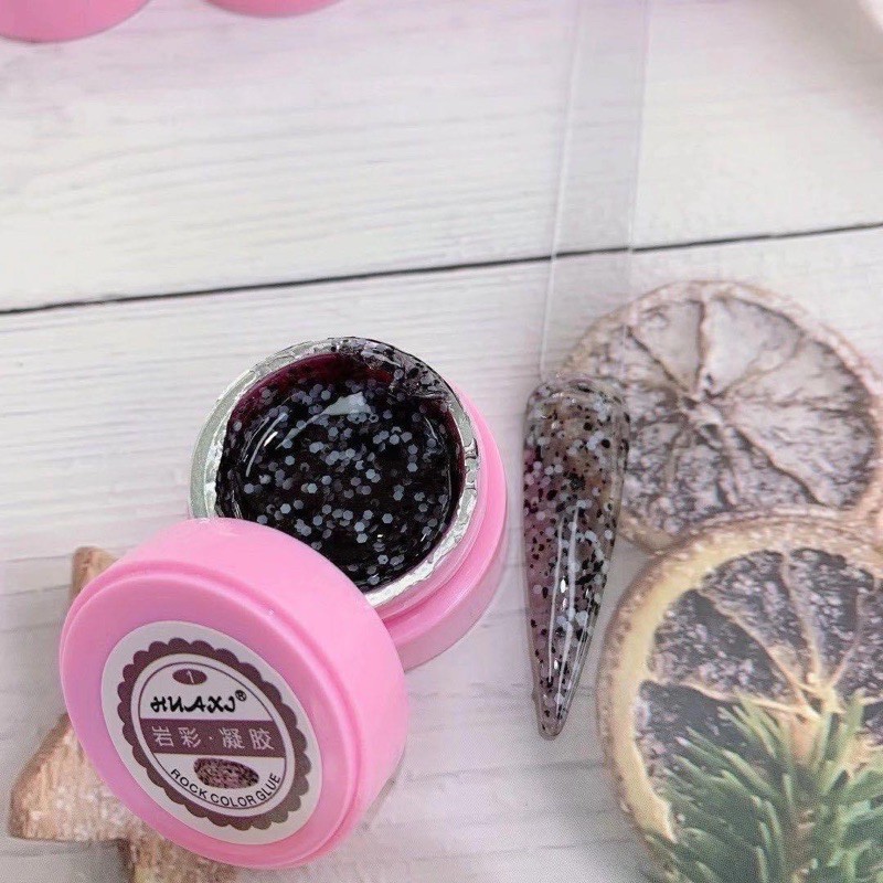 gel vân đá cẩm thạch trang trí móng tay chân