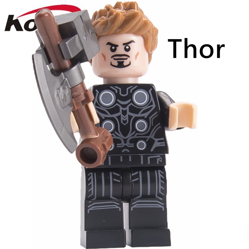 Đồ Chơi Xếp Hình Nhân Vật Bác Sĩ Strange Hawkeye Trong Phim Captain Marvel Thor Valkyrie