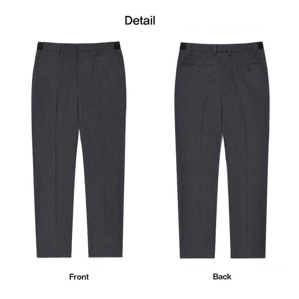Quần âu dài PARTS Slim Crop Tapered xuất Hàn