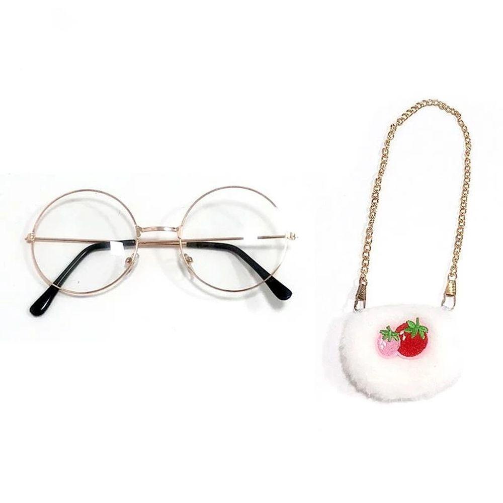 Vịt Nhồi Bông Đeo Kính Mắt 30cm Trong Phim Hoạt Hình Đáng Yêu