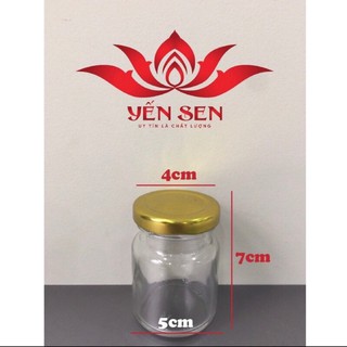 Hủ Thuỷ Tinh chưng yến 70ml/loại 1 (rất khó vỡ)