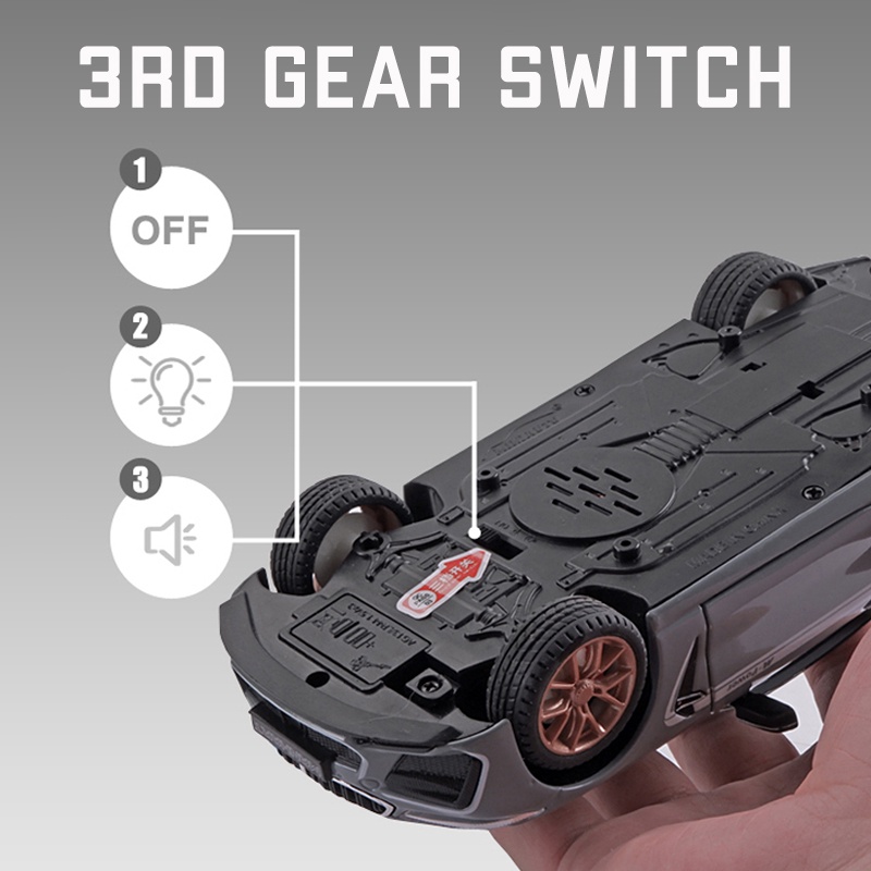 Mô Hình Xe Hơi BMW M8 Manhart Bằng Hợp Kim Tỉ Lệ 1: 24