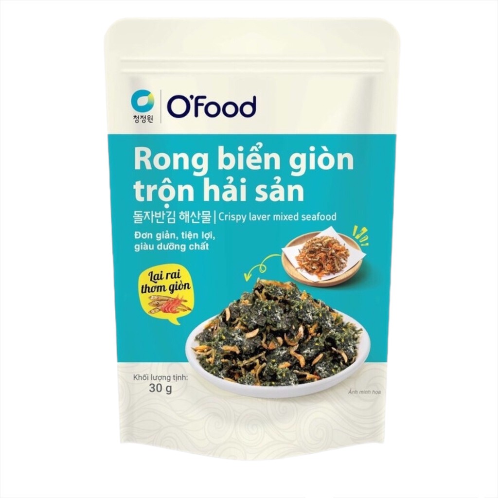 RONG BIỂN VỤN TRỘN CƠM O'FOOD GÓI 30G