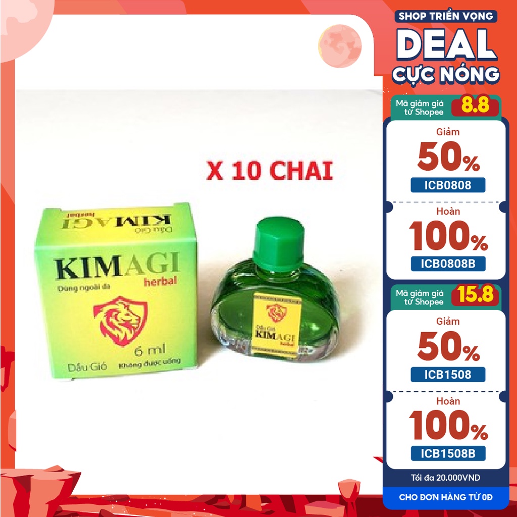 Dầu gió KIMAGI (combo 10 chai)