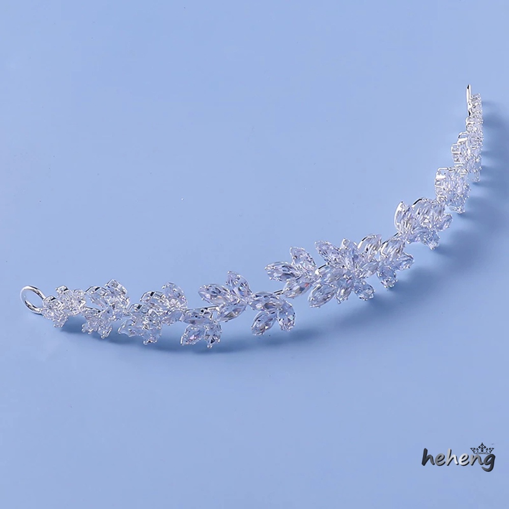 Băng Đô Hợp Kim Đính Đá Không Gây Dị Ứng Dùng Để Hóa Trang Tiệc Cưới