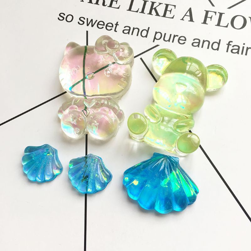 1 bộ giấy auroa hiệu ứng phản chiếu dùng làm trang sức thủ công bằng nhựa epoxy