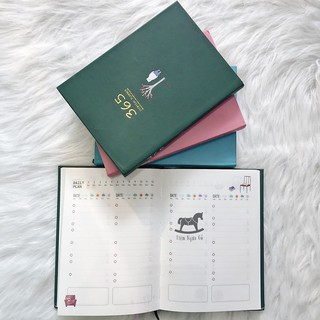 365 DAILY PLANNER - Sổ Ghi Chép, Sổ Kế Hoạch - Tiệm Ngựa Gỗ