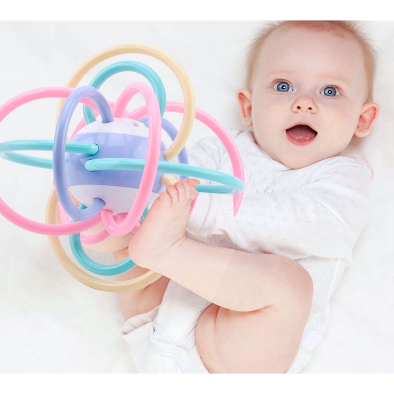 Bóng Cao Su Mềm Cho Bé Tập Luyện Cắn Tay
