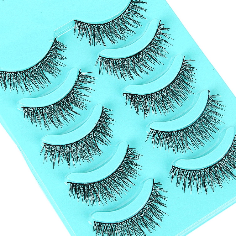 Set 5 cặp lông mi giả 3D dài và dày tự nhiên