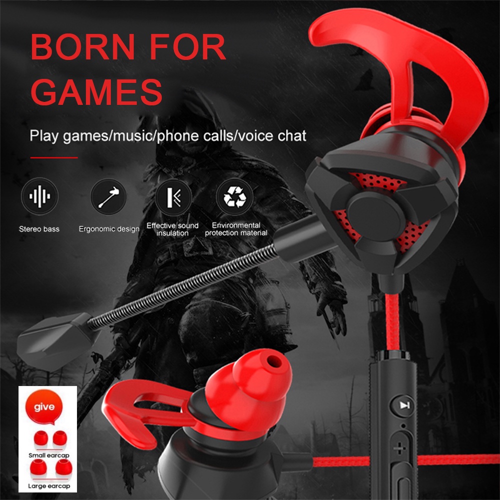 Tai Nghe Gaming G9 Có Dây 3.5mm Kèm Mic Loại Bỏ Tiếng Ồn Có Thể Tháo Rời Chuyên Dụng Cho Chơi Game