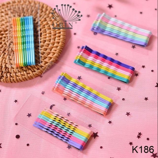 10 sét kẹp tăm nhiều màu orin