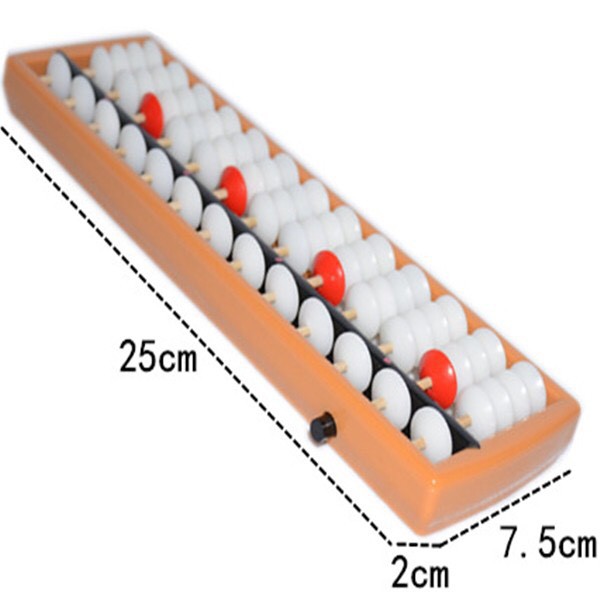 Bàn tính Soroban bàn tính gẩy 13 cột có nút bấm giúp bé học toán nhanh Dụng cụ học làm toán nhanh Soroban