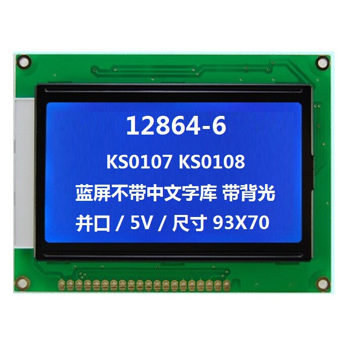 LCD12864 Driver KS0108 xanh dương- HT109