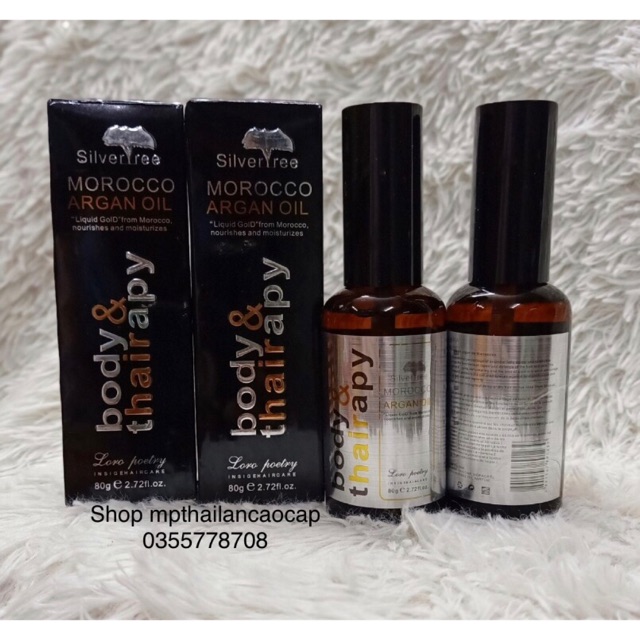 05 CHAI TINH DẦU DƯỠNG TÓC MOROCCO ARGAN OIL - BODY THAIRAPY