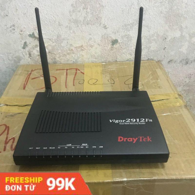 Thiết bị cân bằng tải Draytek vigor 2912FN hàng cũ đẹp, bảo hành 1 tháng | BigBuy360 - bigbuy360.vn