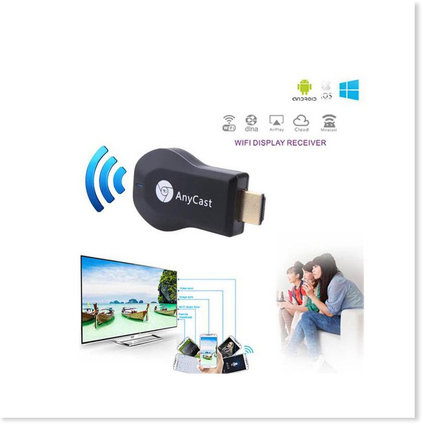 ⚡ Kết nối điện thoại với tivi_HDMI không dây anycast M6 Plus