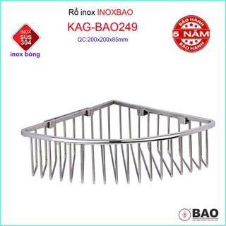 KỆ PHÒNG TẮM INOX BẢO KAG-BAO249
