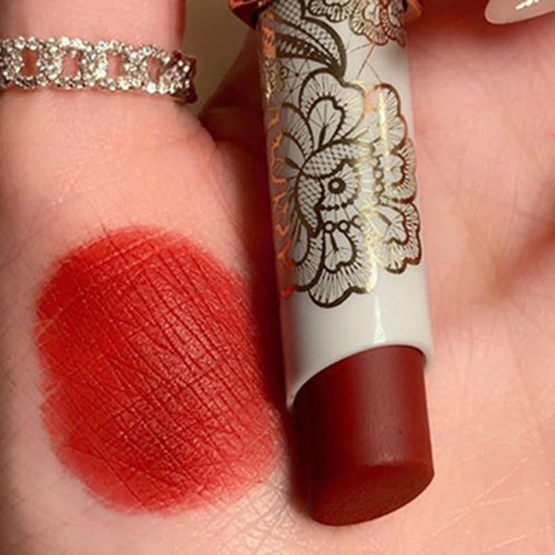 [Hàng mới về] Son môi lì Maffick trang trí mịn mượt như nhung không dính cốc trang điểm thời trang