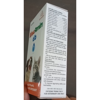 THUỐC ELECAMIN DB 20ML(TĂNG SỨC ĐỀ KHÁNG, TĂNG KHẢ NĂNG SINH SẢN)