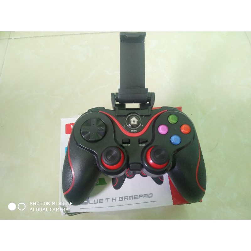 Tay Cầm Chơi Game X3/T3 Có Bluetooth Cho Smartphone, PC, Laptop, Android, IOS, Windows Có Giá Kẹp Điện Thoại