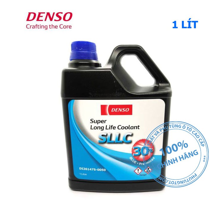 Nước làm mát động cơ ô tô Denso chính hãng can 1lít xanh 30-50%