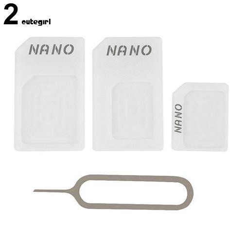 Bộ chuyển đổi sim nano 3 trong 1