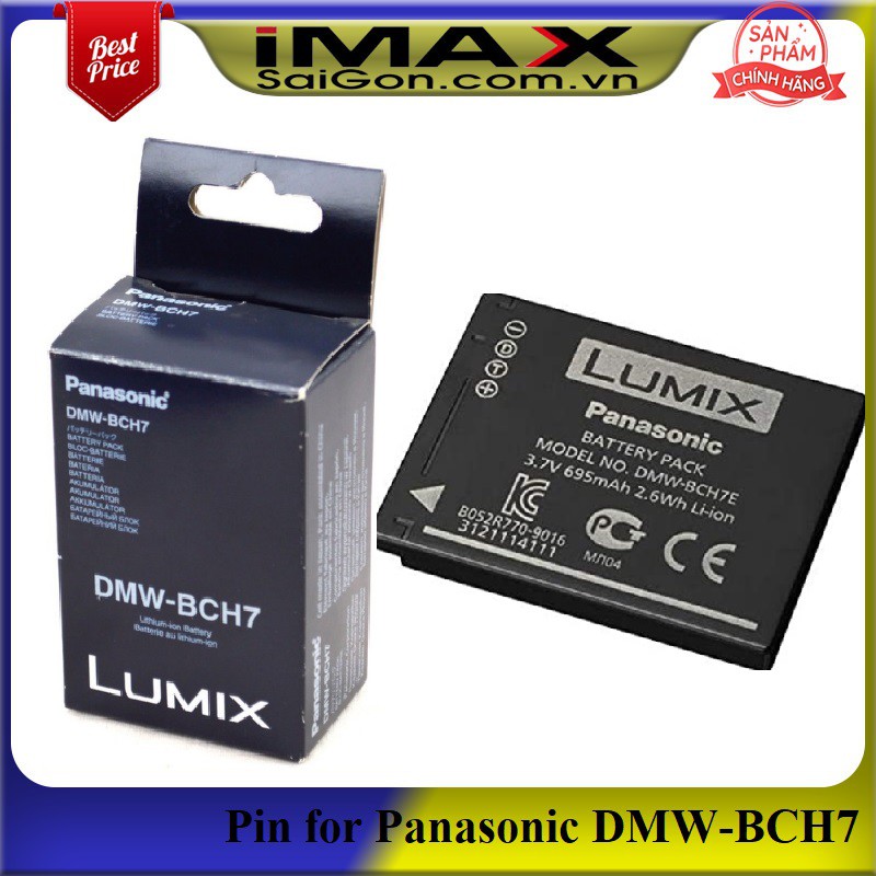 Pin thay thế pin máy ảnh Panasonic DMW-BCH7