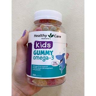 Kẹo Gummy Omega 3 Healthy Care Úc, 250 viên mẫu mới