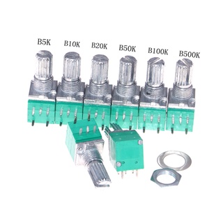Biến trở công tắc -BT đơn xanh đủ các loại - 3 chân