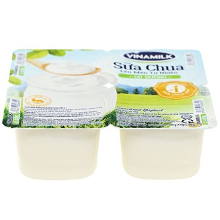 Lốc 4 hộp sữa chua vinamilk có đường 100g