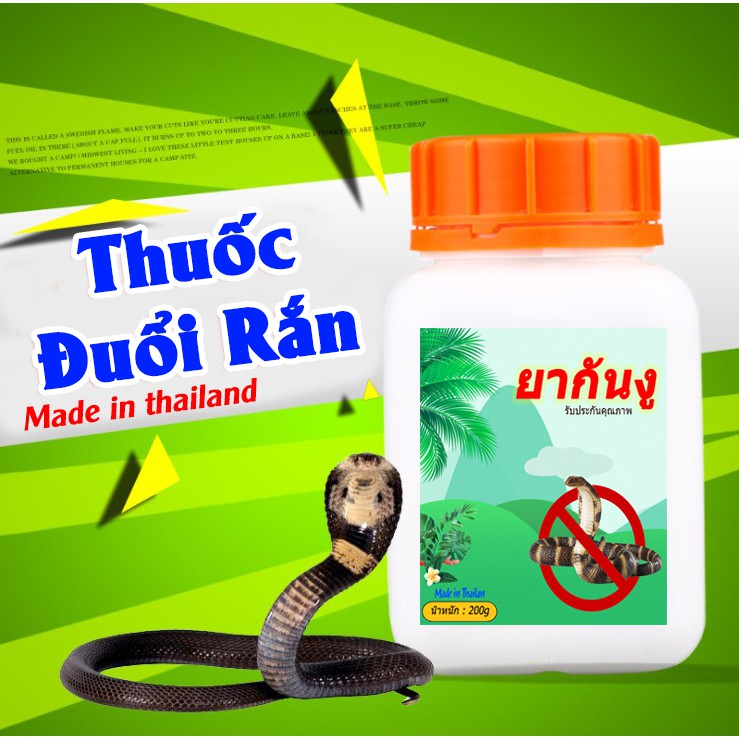Thuốc Đuổi Rắn - Diệt Rắn Dành Cho AE Đi Phượt - Cắm Trại