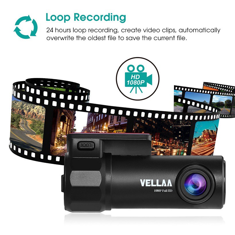 Camera hành trình Wifi Full HD 1080P cho ô tô
