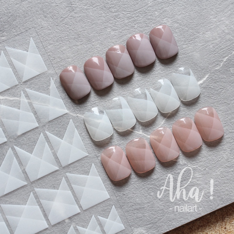 Sticker 3D Hình Học & Khói & Hoa Hồng Trắng Đen | Aha!