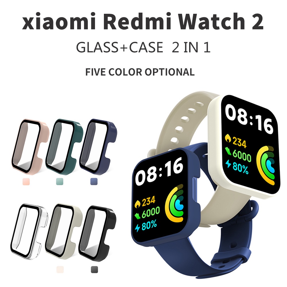 Ốp bảo vệ mặt đồng hồ thông minh thích hợp cho Xiaomi Mi Watch Lite/Redmi Watch 2 Lite