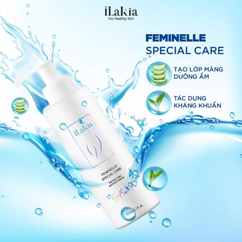 DUNG DỊCH VỆ SINH ILAKIA FEMINELLE CARE 150ML CHÍNH HÃNG - 9124