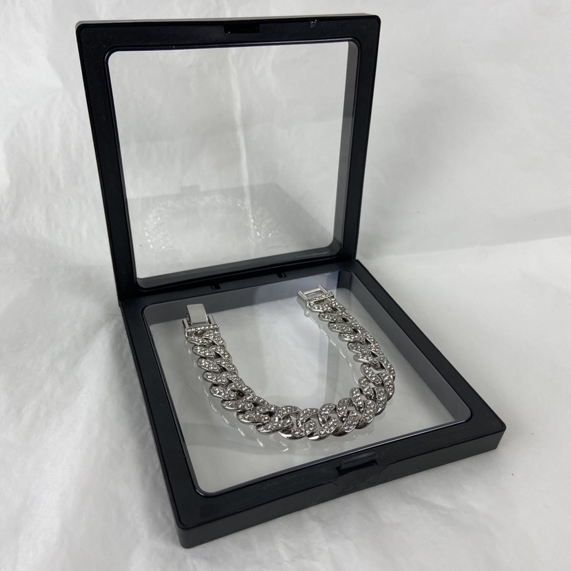 Vòng Tay Đính Đá Toàn Bộ Phong Cách hip hop Thời Trang Cho Nam Và Nữ