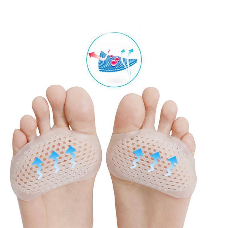 Hai miếng lót giày silicon siêu êm ái kiểu xỏ ngón chống trượt tiện lợi