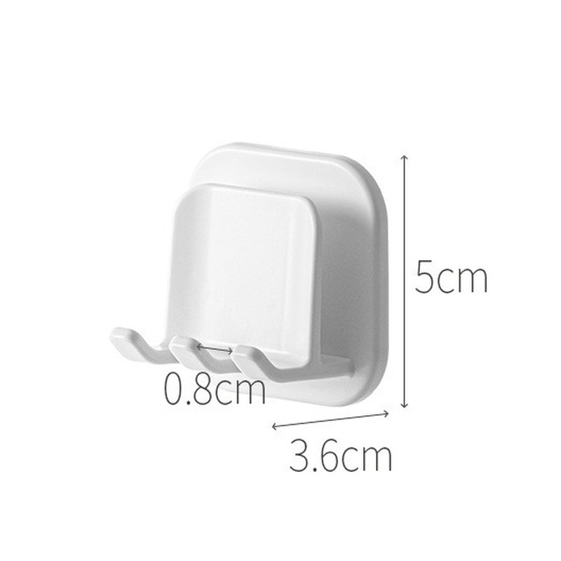 Giá Đỡ Bàn Chải Đánh Răng Gắn Tường Bằng Nhựa 5*3.6CM Tiết Kiệm Không Gian Tiện Dụng