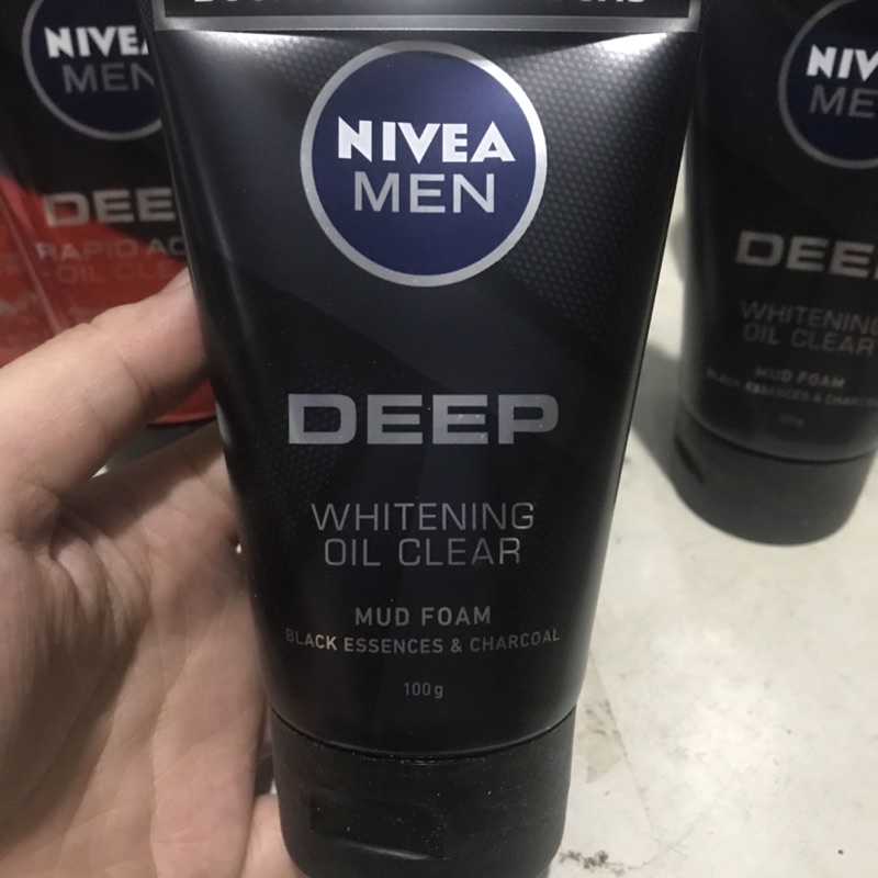 Sữa rửa mặt Nivea Men Deep White Oil Clear 100g - 84415