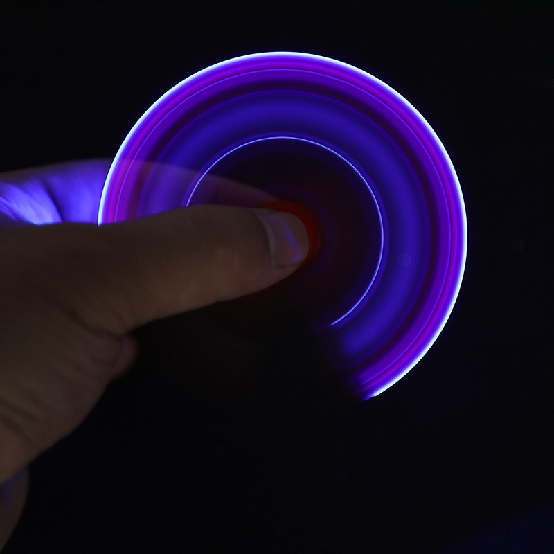 -Bút phát sáng spinner-Bút Đồ Chơi Con Quay Fidget Spinner EDC Đèn LED Phát Sáng Trong Đêm