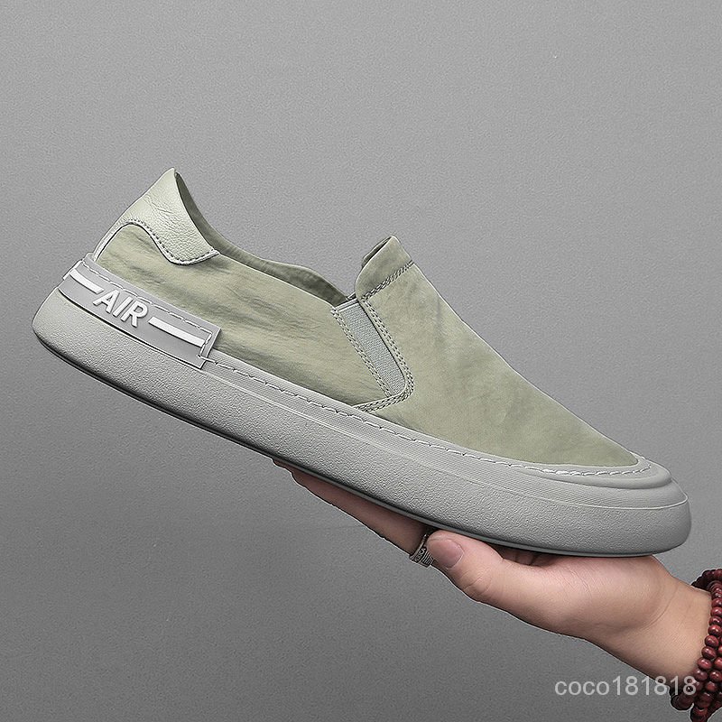 Giày lười Canvas thoáng khí thời trang xu hướng cho nam | BigBuy360 - bigbuy360.vn