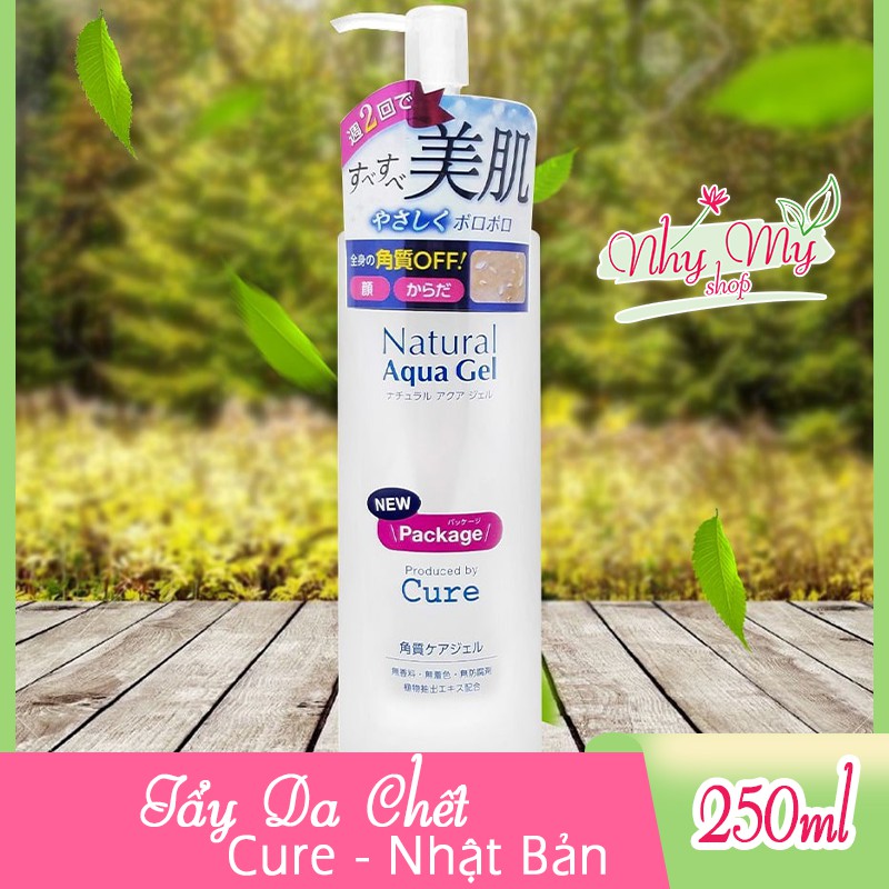 Tẩy da chết Cure Natural Aqua Gel nội địa Nhật Bản 250g