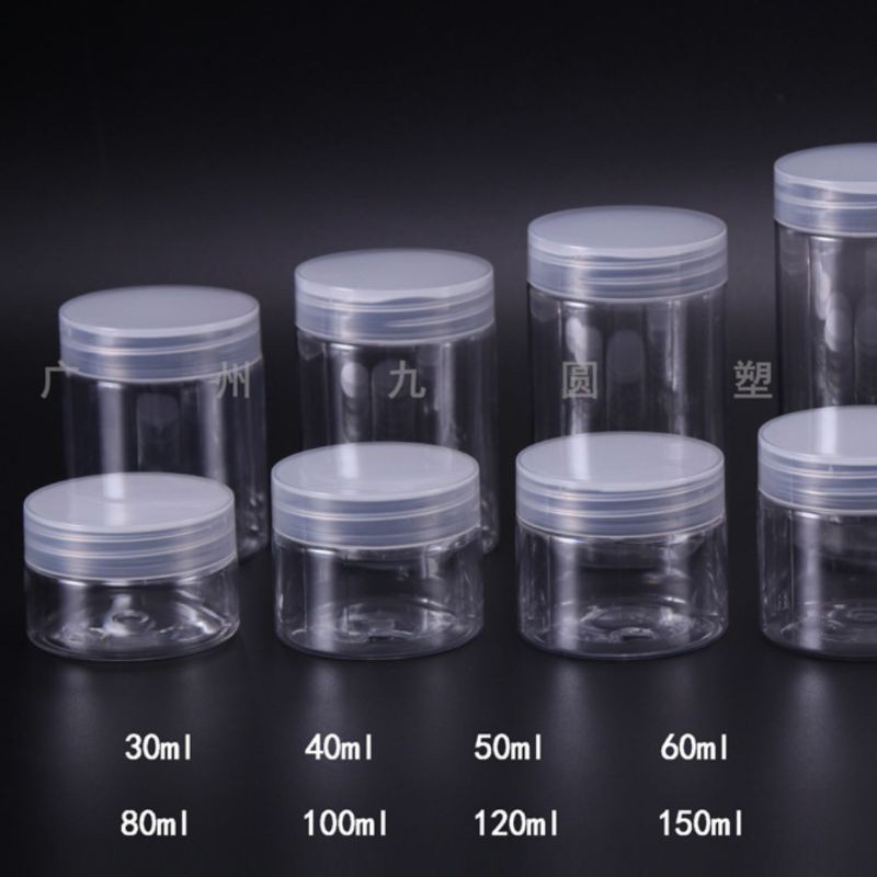 Hủ Đựng Kem ❤ GIÁ RẺ NHẤT ❤ Hủ nhựa pet Trong Nắp Trong 50g,100g, 200g,250g,500g đựng mỹ phẩm, đồ khô, ngũ cốc