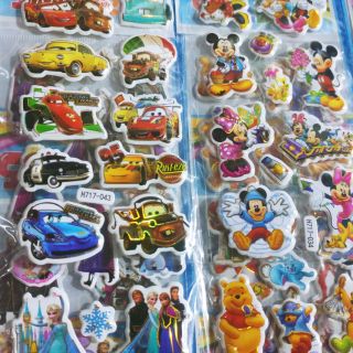sticker icon 3D, 4D nhiều mẫu ( vỉ khoảng 10 sticker)