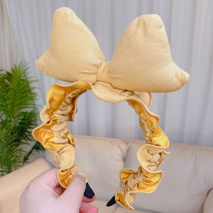 Băng Đô Đính Nơ Hồng Xinh Xắn Phong Cách Hàn Quốc Cho Nữ