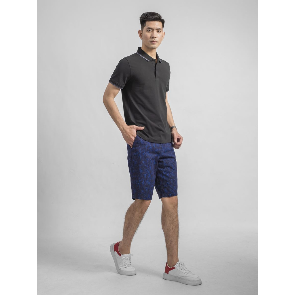 Áo Thun Nam Tay Ngắn Có Cổ Aristino APS002S9 Màu Đen Dáng Regular Fit Chất Liệu CVC Cao Cấp Chất Lượng Dáng Regular Fit