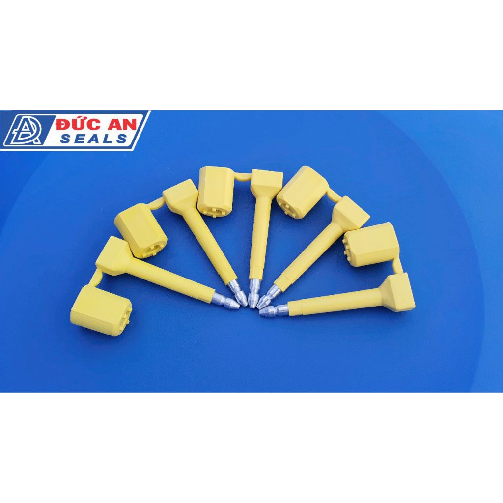 200 chiếc - Seal khóa niêm phong kẹp chì cối liền nhập khẩu DA03